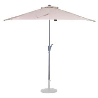 VONROC Parasol Magione – Balkon parasol - Halfrond 270x135cm | Beige