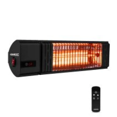 Heater Volsini 2000W – Incl. remote control and LCD screen| Black