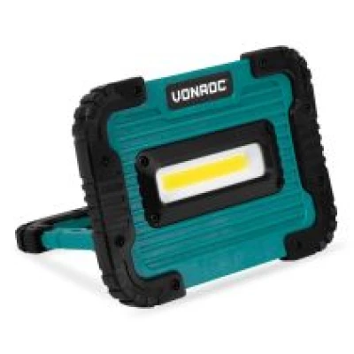 VONROC Oplaadbare werklamp 4V - 10W - 1000 Lumen | Incl. USB oplaadkabel